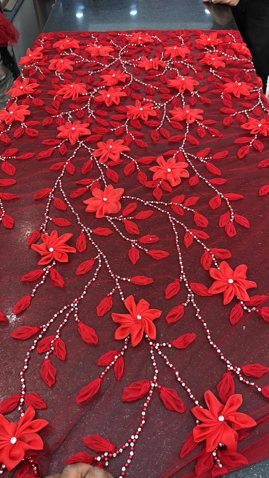 SPNN Laces — engineered texture on fabric